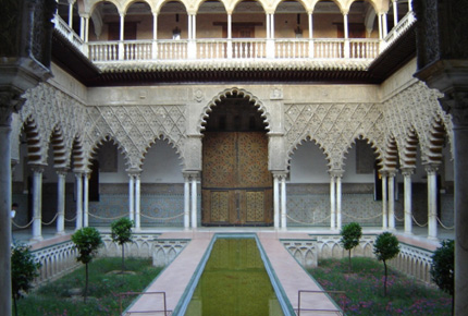Interior of the Royal Alcazar, Sevilla
