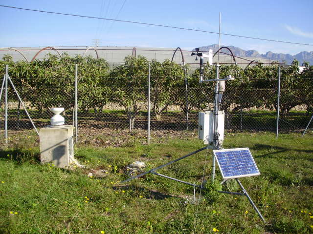 Estación agroclimática de Altea- Vista detalle