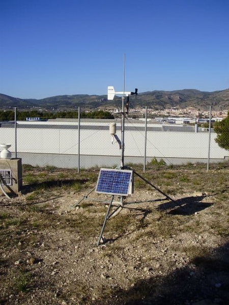 Estación agroclimática de Castalla - Vista detalle