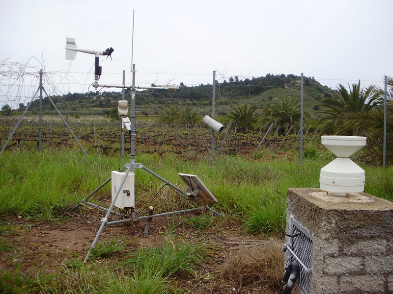 Estación agroclimática de Turís - Vista detalle